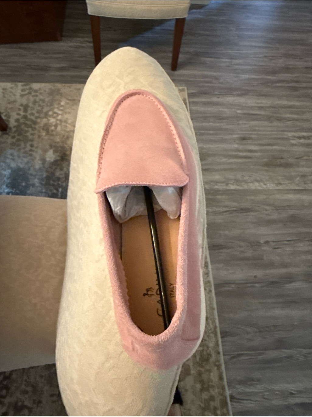 Classic Pink Men’s Loafers - Elegant Suede Slip-Ons